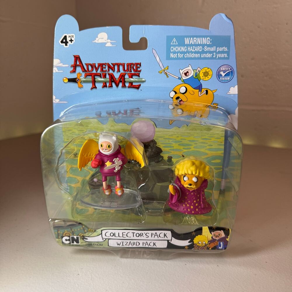 Adventure Time Wizard Pack Finn Jake Jazwares 2012 figures new sealed